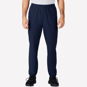 Soybu Men's Woven Joggers/Pants, Zippered Pockets, Blue, Small NWT